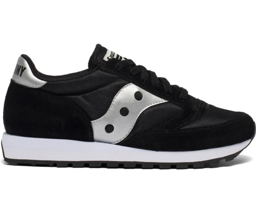 Tenis Saucony Jazz 81 Unisexo Zapatos Originales Negras / Plateadas México MX-592-LD